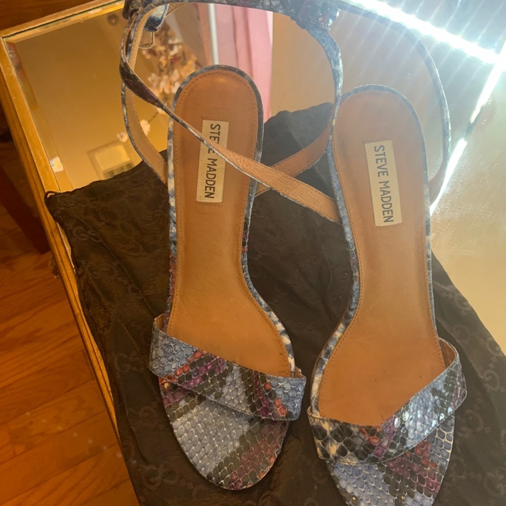 Snakeskin Sandals Sz 10